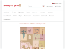 Tablet Screenshot of medimprax.ch